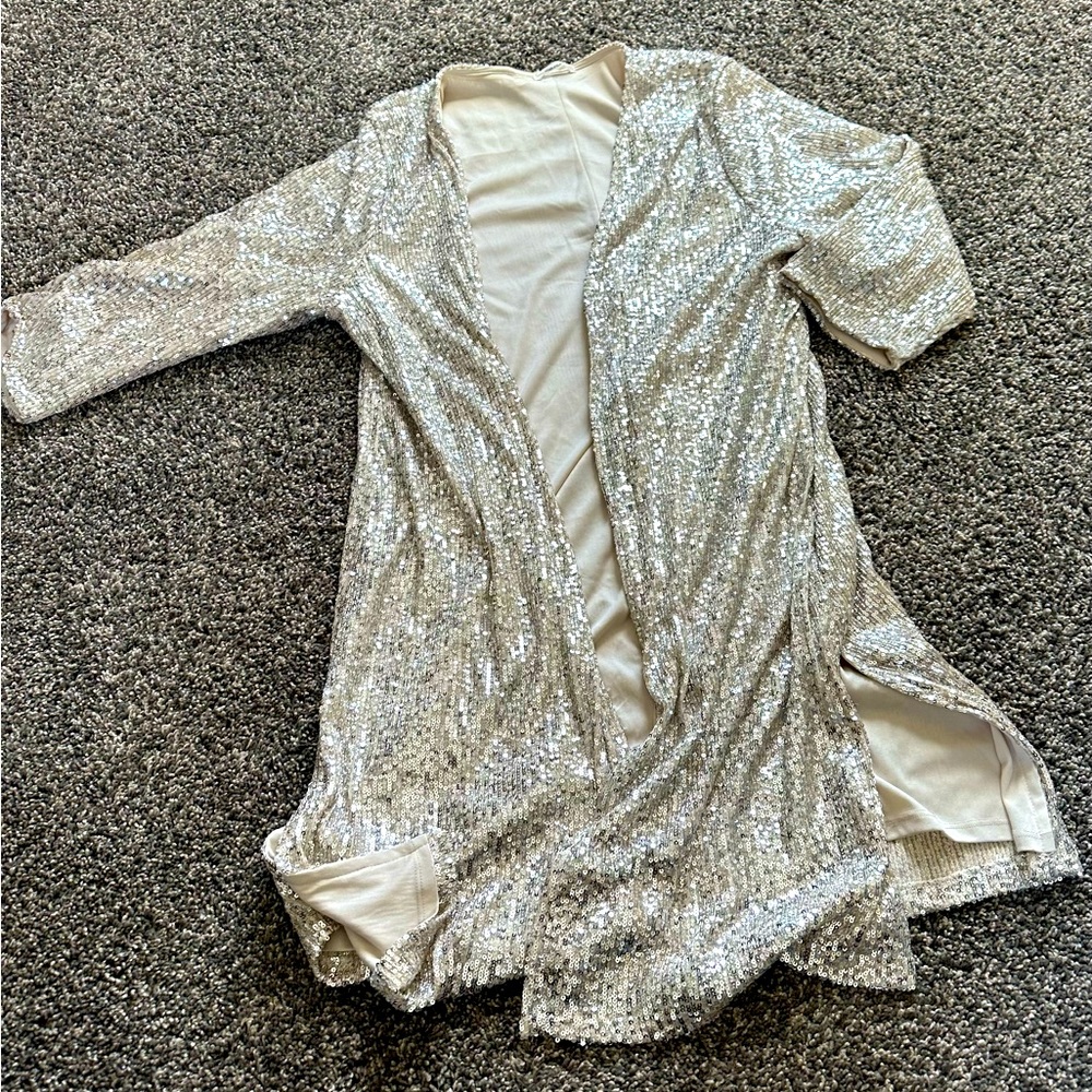 Maurice’s Shimmer Sequins Cardigan